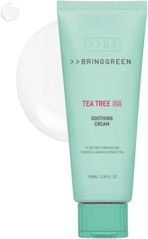 كريم للوجه من برينج جرين للبشرة الحساسة والحمراء، مناسب للبشرة الحسّاسة، 100 مل