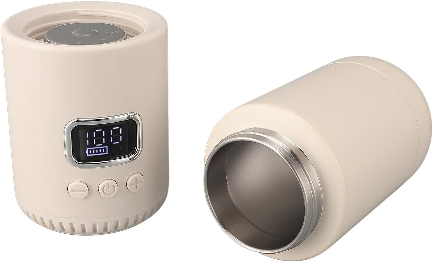 غلاية كهربائية محمولة لاسلكية سريعة الغليان 55 درجة مئوية بسعة 400 مل من الستانلس ستيل 304 مع بطارية قابلة لاعادة الشحن 18000mAh للاستخدام الخارجي والرحلات والسفر 1 غلاية كهربائية محمولة لاسلكية سريعة الغليان 55 درجة مئوية بسعة 400 مل من الستانلس ستيل 304 مع بطارية قابلة لاعادة الشحن 18000mAh للاستخدام الخارجي والرحلات والسفر