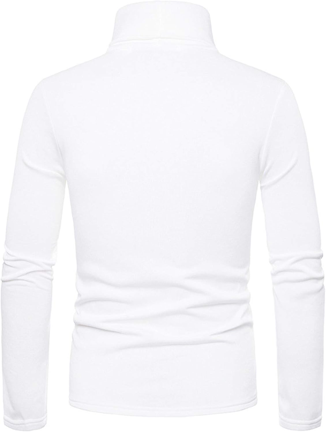 تي شيرت رجالي بأكمام طويلة قميص داخلي كاجوال للربيع والخريف بأكمام نحيفة للرجال لون حقيبة ظهر طويلة قابلة للتمدد للرجال مع قميص صلب بنمط الرجال (اللون: أبيض، المقاس: S) 3 تي شيرت رجالي بأكمام طويلة قميص داخلي كاجوال للربيع والخريف بأكمام نحيفة للرجال لون حقيبة ظهر طويلة قابلة للتمدد للرجال مع قميص صلب بنمط الرجال (اللون: أبيض، المقاس: S) - الصورة 3