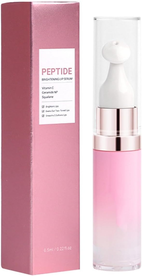 سيروم تفتيح الشفاه من الببتيد، مرطب ومعالج للشفاه ليلا ونهارا، يغذي ويزيد من كثافة الشفاه ويقلل من الخطوط الدقيقة، ويخفف الجفاف للشفاه المتوهجة والندية والممتلئة 1 سيروم تفتيح الشفاه من الببتيد، مرطب ومعالج للشفاه ليلا ونهارا، يغذي ويزيد من كثافة الشفاه ويقلل من الخطوط الدقيقة، ويخفف الجفاف للشفاه المتوهجة والندية والممتلئة