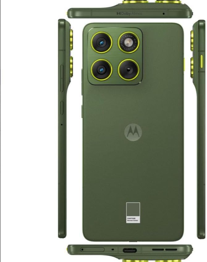 جوال موتورولا ايدج 70 5G وذاكرة رام بوست 12+12 جيجابايت وذاكرة روم 512 جيجابايت وكاميرا OIS، IP68/IP69، سناب دراغون 7 الجيل الرابع، شاشة pOLED 6.7 بوصة 120Hz، لون زيتي (PANTONE Bronze Green) 2 جوال موتورولا ايدج 70 5G وذاكرة رام بوست 12+12 جيجابايت وذاكرة روم 512 جيجابايت وكاميرا OIS، IP68/IP69، سناب دراغون 7 الجيل الرابع، شاشة pOLED 6.7 بوصة 120Hz، لون زيتي (PANTONE Bronze Green) - الصورة 2