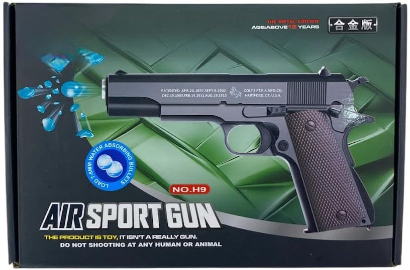 لعبة مسدس خرز مائي مصنوع من معدن كامل من لينو 3 لعبة مسدس خرز مائي مصنوع من معدن كامل من لينو - الصورة 3