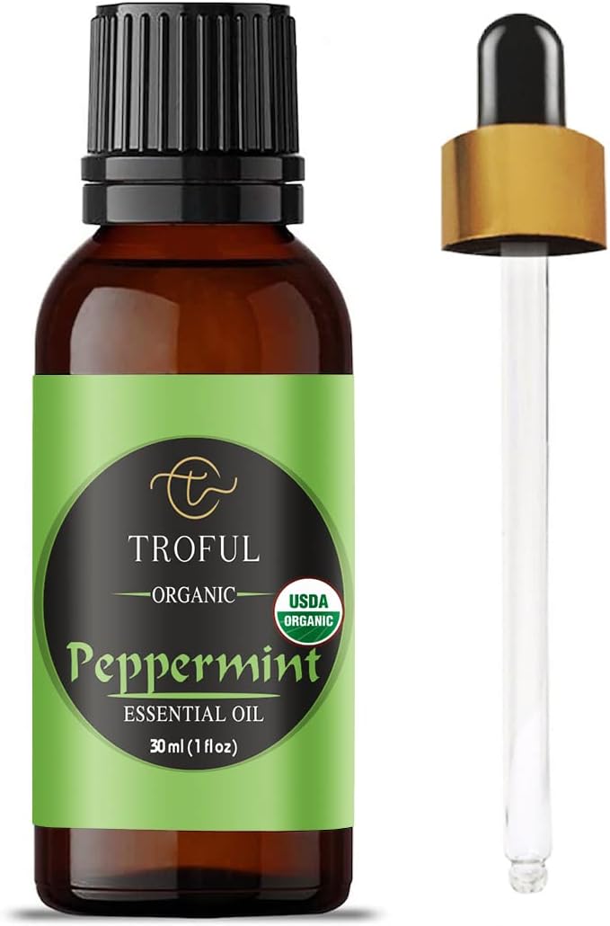 زيت نعناع عطري عضوي من تروفول - زيت عطري عضوي طبيعي نقي بنسبة 100% معتمد من وزارة الزراعة الأمريكية للعلاج بالروائح العطرية والموزعات العطرية للبشرة والشعر والعناية بالجسم، سعة 30 مل 1 زيت نعناع عطري عضوي من تروفول - زيت عطري عضوي طبيعي نقي بنسبة 100% معتمد من وزارة الزراعة الأمريكية للعلاج بالروائح العطرية والموزعات العطرية للبشرة والشعر والعناية بالجسم، سعة 30 مل