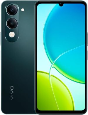 جوال فيفو Y04 ثنائي شرائح الاتصال بتقنية اتصال الجيل الرابع 4G مع ذاكرة رام 4 جيجابايت وسعة تخزين 128 جيجابايت، لون جايد أخضر، نسخة الشرق الأوسط