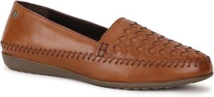 Hush Puppies Womens Maci Weave Moccasin