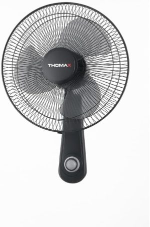 مروحة حائط، تحكم بـ 3 سرعات، TM-221، اسود