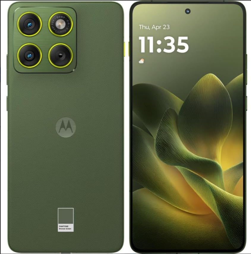 جوال موتورولا ايدج 70 5G وذاكرة رام بوست 12+12 جيجابايت وذاكرة روم 512 جيجابايت وكاميرا OIS، IP68/IP69، سناب دراغون 7 الجيل الرابع، شاشة pOLED 6.7 بوصة 120Hz، لون زيتي (PANTONE Bronze Green) 1 جوال موتورولا ايدج 70 5G وذاكرة رام بوست 12+12 جيجابايت وذاكرة روم 512 جيجابايت وكاميرا OIS، IP68/IP69، سناب دراغون 7 الجيل الرابع، شاشة pOLED 6.7 بوصة 120Hz، لون زيتي (PANTONE Bronze Green)