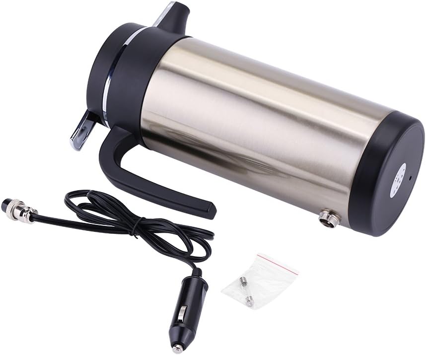 غلاية سيارة، زجاجة سخان مياه 1200 مل 24 فولت، للشاي والقهوة مع مقبض بلاستيكي، غلاية ذاتية القيادة 7 غلاية سيارة، زجاجة سخان مياه 1200 مل 24 فولت، للشاي والقهوة مع مقبض بلاستيكي، غلاية ذاتية القيادة - الصورة 7