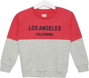 نيون سويتر للبنات الصغيرات بالوان متباينة