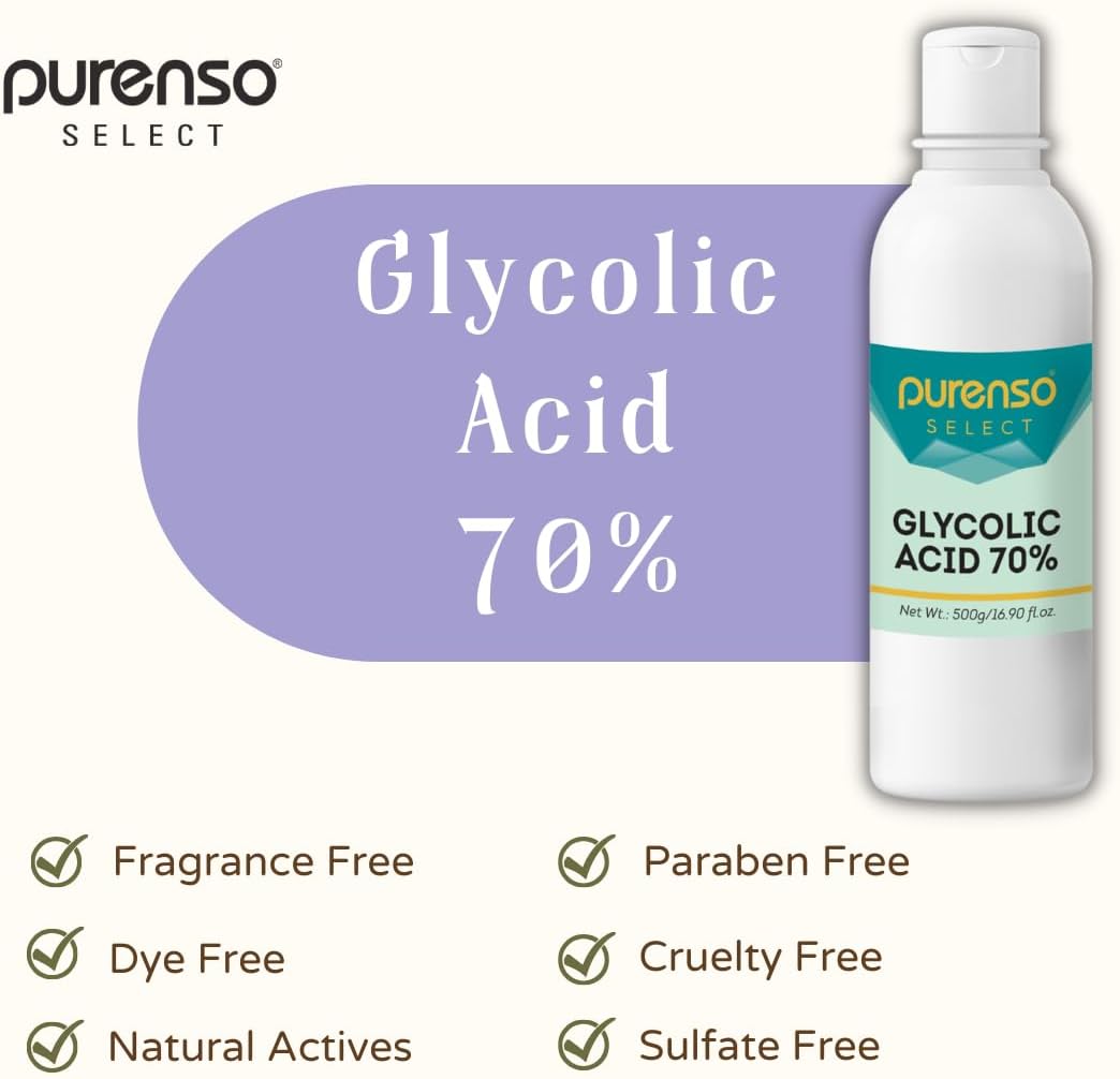 سيليكت - حمض الجليكوليك 70% (500 غرام × زجاجة واحدة)، من بيورنسو 4 سيليكت - حمض الجليكوليك 70% (500 غرام × زجاجة واحدة)، من بيورنسو - الصورة 4