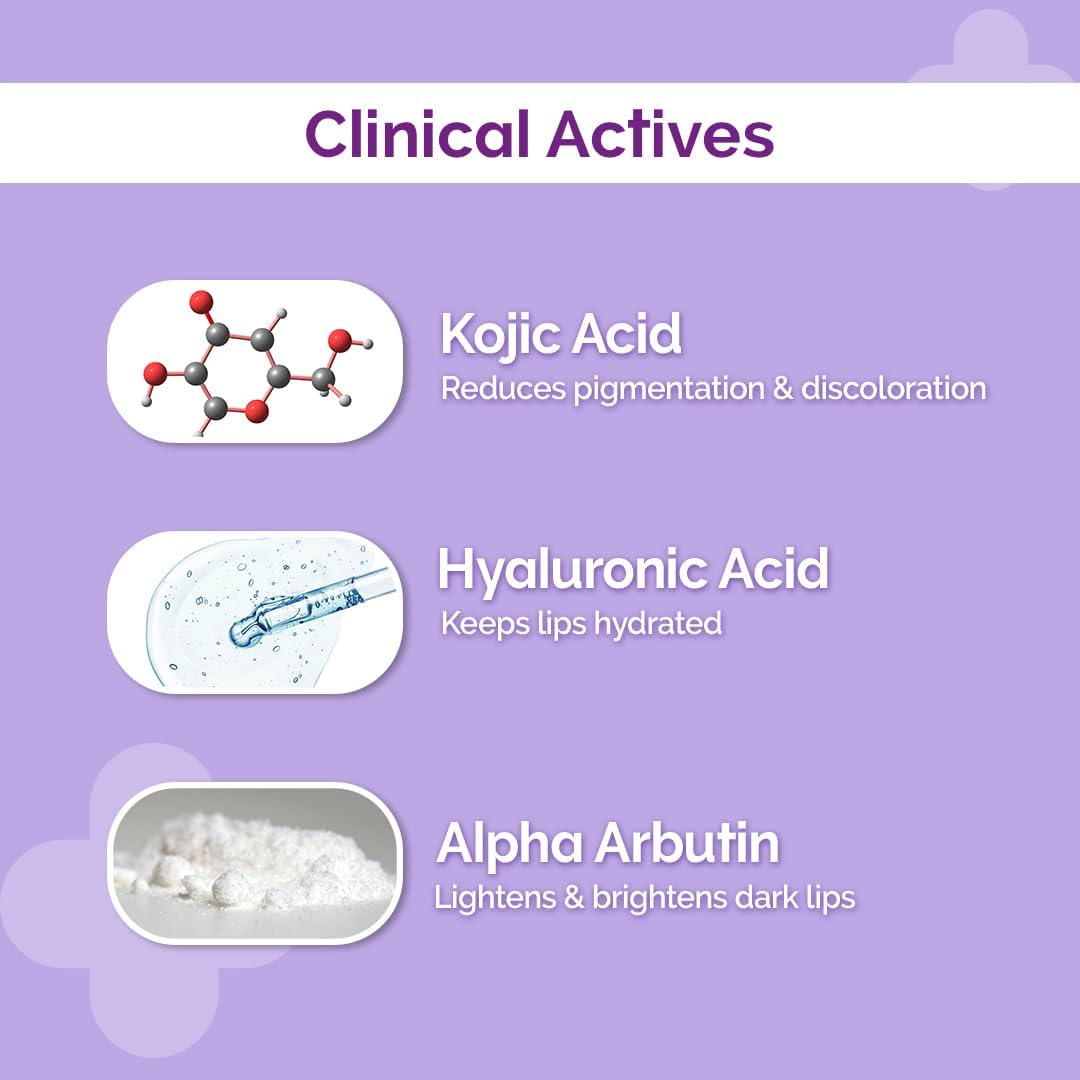مرطب شفاه بحمض كوجيك 1% مع اربوتين الفا وحمض الهيالورونيك من ذي ديرما كو، 4 غرام (عبوة من قطعتين) يعالج التصبغ| تفتيح الشفاه الداكنة، لون اوف وايت 5 مرطب شفاه بحمض كوجيك 1% مع اربوتين الفا وحمض الهيالورونيك من ذي ديرما كو، 4 غرام (عبوة من قطعتين) يعالج التصبغ| تفتيح الشفاه الداكنة، لون اوف وايت - الصورة 5