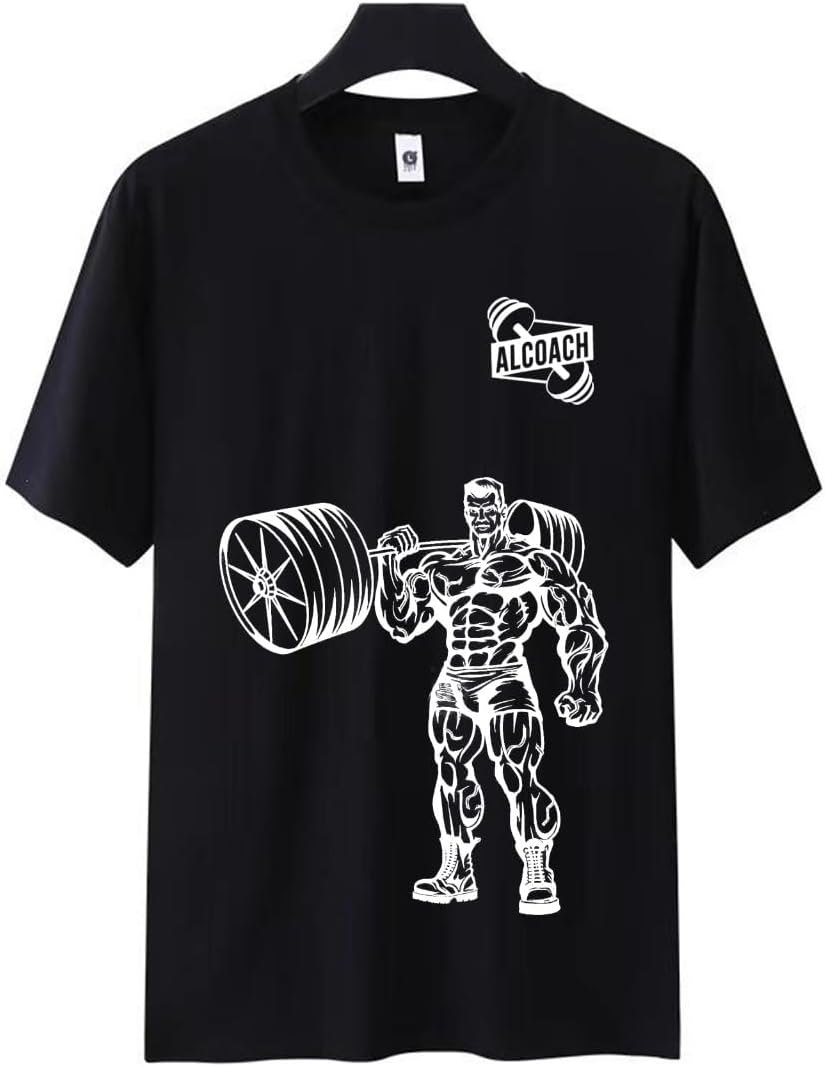 تيشيرت كمال الأجسام للرجال من الكوتش - تيشيرت عصري بأكمام قصيرة للتدريب في صالة الألعاب الرياضية وكمال الأجسام، عصري للتمارين الرياضية بأكمام قصيرة 1 تيشيرت كمال الأجسام للرجال من الكوتش - تيشيرت عصري بأكمام قصيرة للتدريب في صالة الألعاب الرياضية وكمال الأجسام، عصري للتمارين الرياضية بأكمام قصيرة