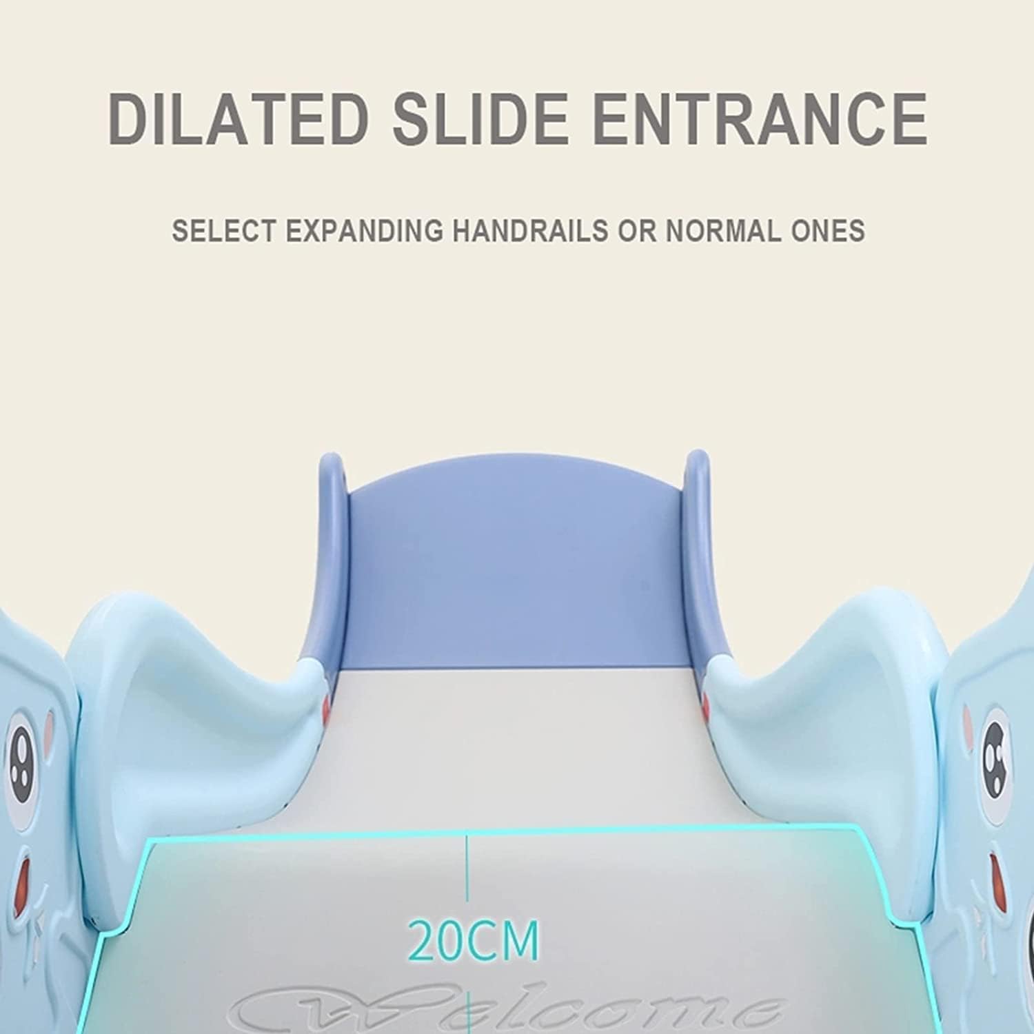 زحليقة للاطفال مع لعبة ارجوحة وكرة السلة، مجموعة 3 في 1 للعب للاماكن الداخلية والخارجية 5 زحليقة للاطفال مع لعبة ارجوحة وكرة السلة، مجموعة 3 في 1 للعب للاماكن الداخلية والخارجية - الصورة 5