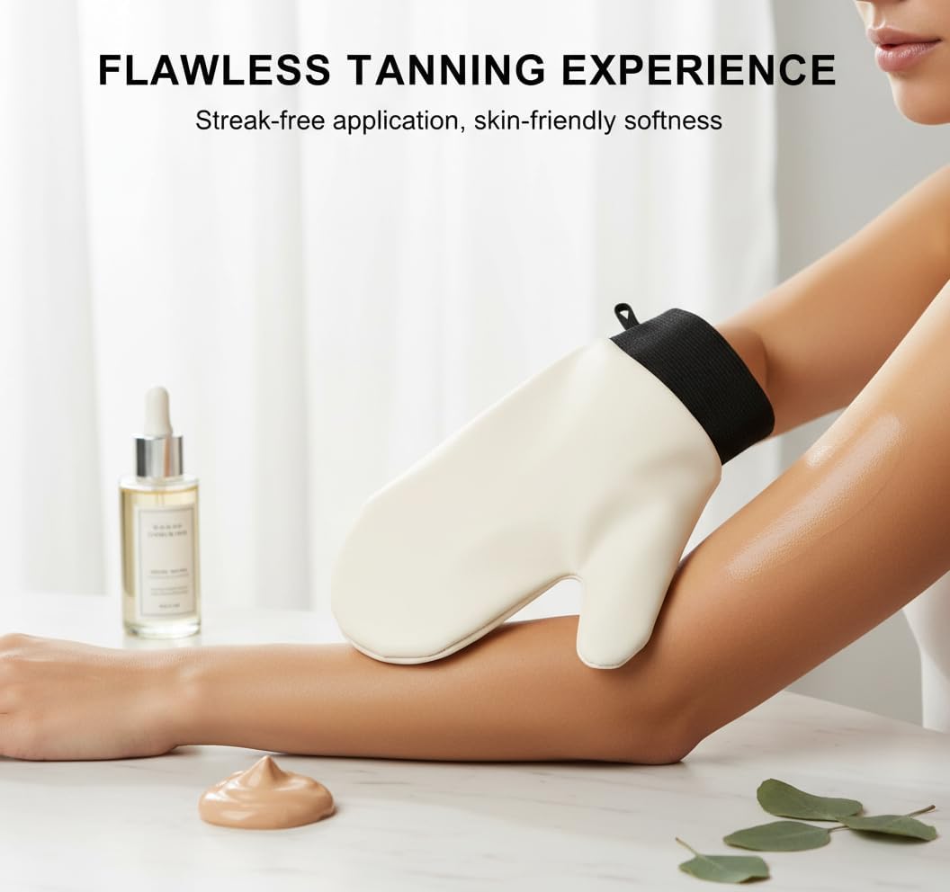قفاز تسمير ذاتي للتسمير، ادوات العناية بالبشرة، قفازات تسمير ذاتية بدون شمس، اداة توزيع الظهر قابلة للغسل لليدين وزيوت الاستحمام واللوشن والموس والمكياج وصالة الالعاب الرياضية والشاطئ والسهرات والسفر 3 قفاز تسمير ذاتي للتسمير، ادوات العناية بالبشرة، قفازات تسمير ذاتية بدون شمس، اداة توزيع الظهر قابلة للغسل لليدين وزيوت الاستحمام واللوشن والموس والمكياج وصالة الالعاب الرياضية والشاطئ والسهرات والسفر - الصورة 3
