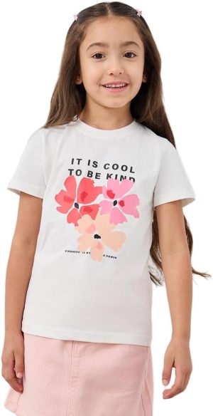 Styli Girls Graphic Print Short Sleeve T-Shirt