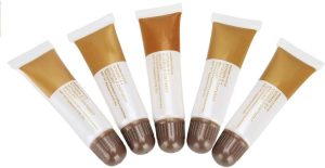 جل اصلاح الوشم والرضاعة من 5 قطع، كريم العناية اللاحقة بفيتامين ايه اند دي للعناية اللاحقة للشفاه والحواجب ومرهم الرضاعة والمكياج (بني)