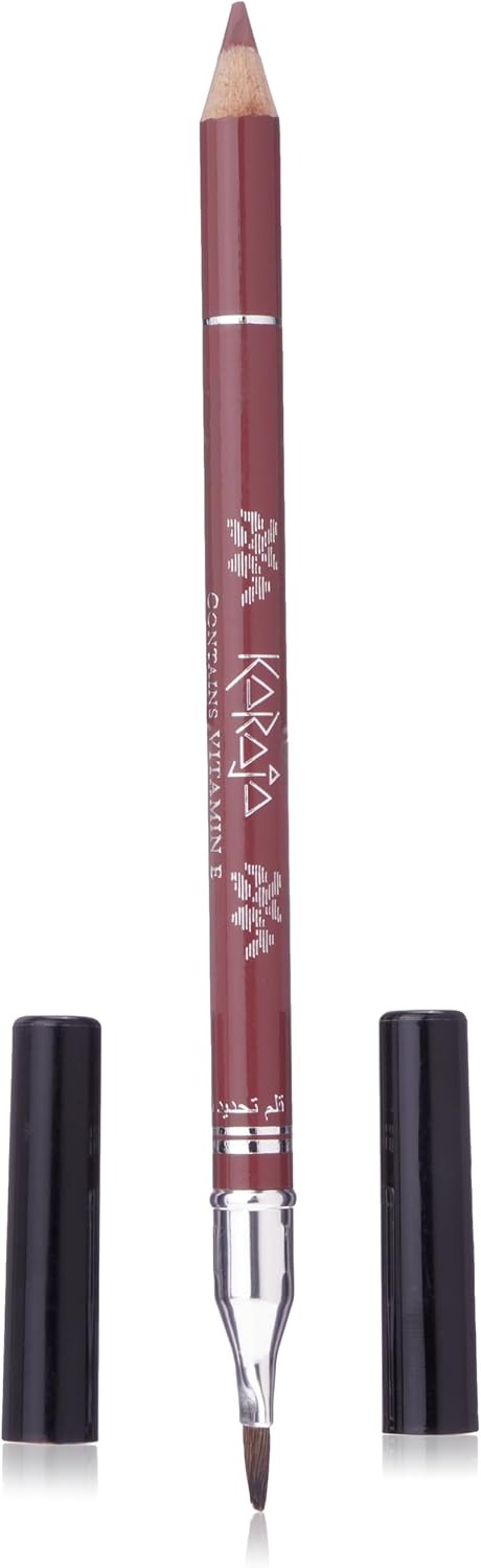 قلم تحديد الشفاه المثالي على شكل رصاص من كاراجا 1.08 غرام / درجة لون رقم بني 06 طبيعي 1 قلم تحديد الشفاه المثالي على شكل رصاص من كاراجا 1.08 غرام / درجة لون رقم بني 06 طبيعي