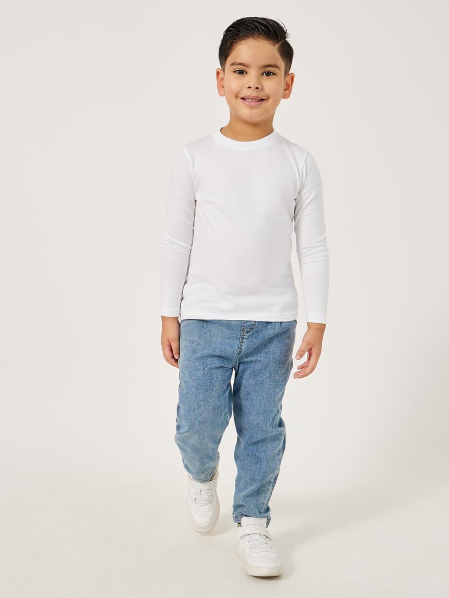 تيشيرت سادة برقبة دائرية للأولاد من ستايلي 3 تيشيرت سادة برقبة دائرية للأولاد من ستايلي - الصورة 3