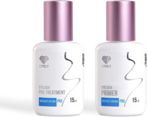 لوفلي مجموعة برايمر ومعالجة مسبقة بدون عطر 15 مل + 15 مل