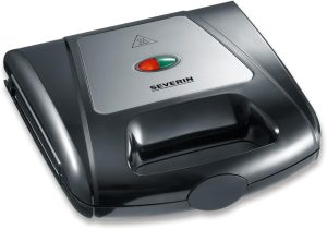 سيفيرين محمصة الساندويتشات متعددة الاستخدامات بقوة 1000 واط SA 2968، اسود - كروم