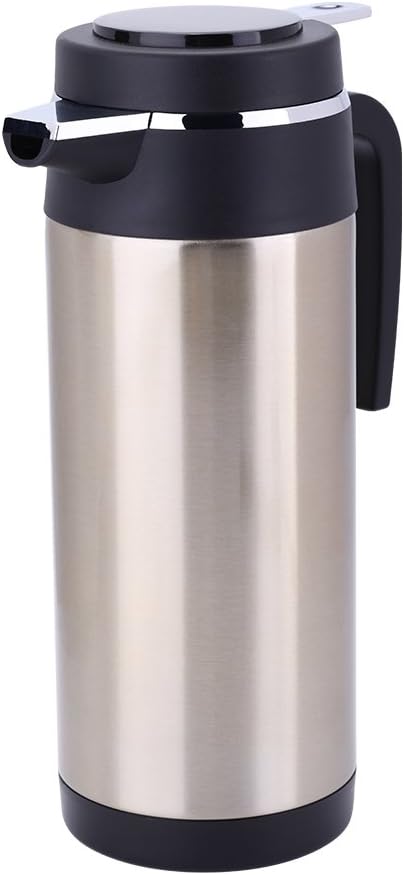 غلاية سيارة، زجاجة سخان مياه 1200 مل 24 فولت، للشاي والقهوة مع مقبض بلاستيكي، غلاية ذاتية القيادة 1 غلاية سيارة، زجاجة سخان مياه 1200 مل 24 فولت، للشاي والقهوة مع مقبض بلاستيكي، غلاية ذاتية القيادة