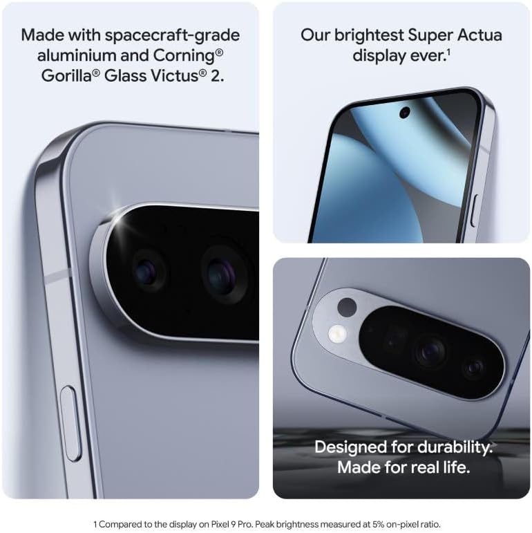 جوجل بكسل 10 برو اكس ال 5G (202 5) 256GB + 16GB RAM، ثنائي شرائح الاتصال (شريحة نانو، شريحة اتصال الكترونية)، اندرويد 16 غير مقفل من المصنع (زجاج بركاني) 3 جوجل بكسل 10 برو اكس ال 5G (202 5) 256GB + 16GB RAM، ثنائي شرائح الاتصال (شريحة نانو، شريحة اتصال الكترونية)، اندرويد 16 غير مقفل من المصنع (زجاج بركاني) - الصورة 3