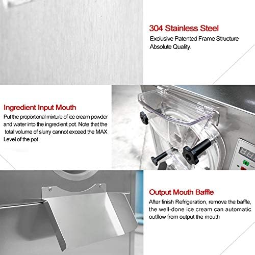 كوليس ماكينة صنع الايس كريم الصلبة التجارية الصغيرة لسطح الطاولة، ماكينة صنع الايس كريم الجيلاتو 7 كوليس ماكينة صنع الايس كريم الصلبة التجارية الصغيرة لسطح الطاولة، ماكينة صنع الايس كريم الجيلاتو - الصورة 7