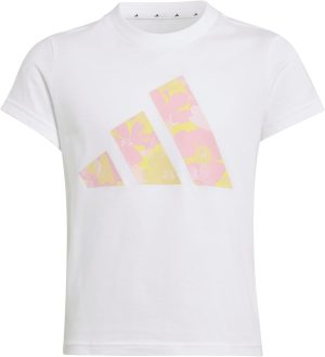 adidas Girls Seasonal Essentials Flower T-Shirt Kids T-Shirt