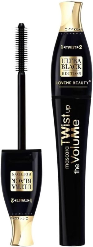 ماسكارا بيوتي الترا من لوفمي رقم 010، تويست اب ذا فوليوم لون اسود، تطويل وتكثيف، 8 مل