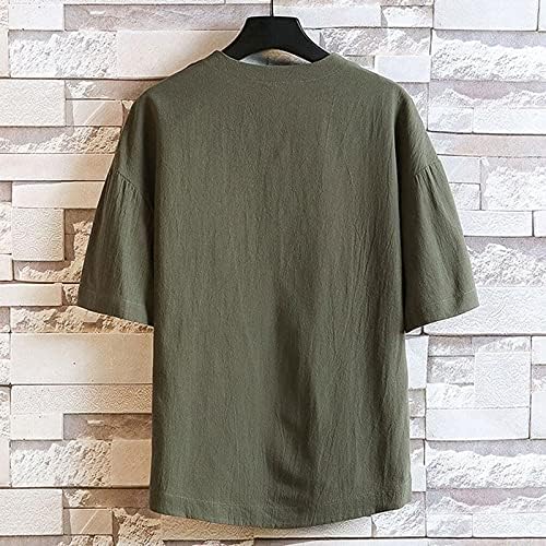 تي شيرت Ancoree رجالي كاجوال أنيق مطبوع برقبة دائرية قطن كتان قصير الأكمام تي شيرت بلايز ضيقة ملابس الشارع قمصان للرجال (اللون: برتقالي، المقاس: L) 4 تي شيرت Ancoree رجالي كاجوال أنيق مطبوع برقبة دائرية قطن كتان قصير الأكمام تي شيرت بلايز ضيقة ملابس الشارع قمصان للرجال (اللون: برتقالي، المقاس: L) - الصورة 4