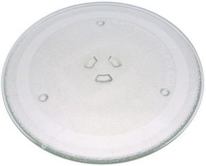 121اي في طبق زجاجي اصلي للطهي في الميكروويف مقاس 255 ملم متوافق مع سامسونج ME733K ME73A ME76V-BBH MG22M8074AT MG22M8274AT MS22M8054AK