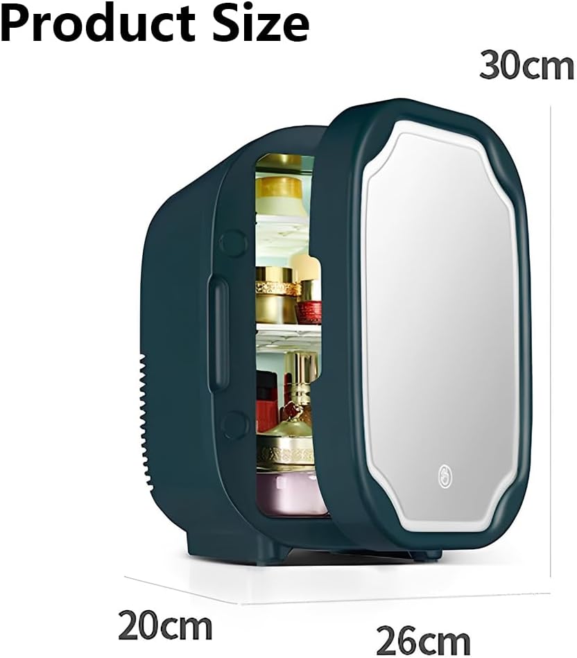 ارابيست ثلاجة صغيرة بمراة سعة 8 لتر تجميل للعناية بالبشرة مع اضاءة LED تخزين بارد وساخن للسفر والمكياج والعناية (ابيض) 7 ارابيست ثلاجة صغيرة بمراة سعة 8 لتر تجميل للعناية بالبشرة مع اضاءة LED تخزين بارد وساخن للسفر والمكياج والعناية (ابيض) - الصورة 7
