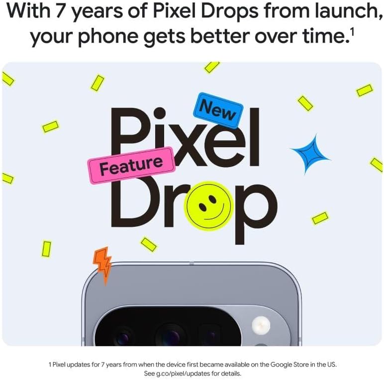 جوجل بكسل 10 برو اكس ال 5G (202 5) 256GB + 16GB RAM، ثنائي شرائح الاتصال (شريحة نانو، شريحة اتصال الكترونية)، اندرويد 16 غير مقفل من المصنع (زجاج بركاني) 6 جوجل بكسل 10 برو اكس ال 5G (202 5) 256GB + 16GB RAM، ثنائي شرائح الاتصال (شريحة نانو، شريحة اتصال الكترونية)، اندرويد 16 غير مقفل من المصنع (زجاج بركاني) - الصورة 6