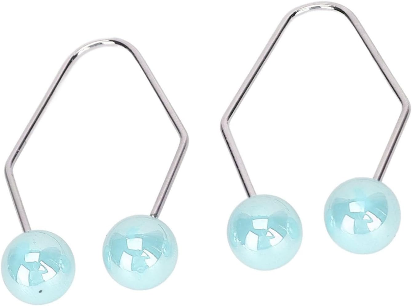 اداة تدريب غمازة الوجه، مصنوعة من خليط معدني قابل للتعديل، زوج واحد من اداة تدريب الخدود للاستخدام اليومي (ازرق) 2 اداة تدريب غمازة الوجه، مصنوعة من خليط معدني قابل للتعديل، زوج واحد من اداة تدريب الخدود للاستخدام اليومي (ازرق) - الصورة 2