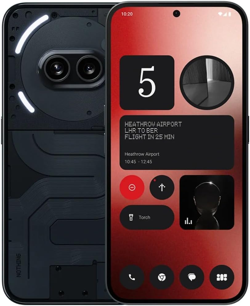 لا شيء جوال (2 امبير) 8/128 - هاتف ذكي اندرويد 14، كاميرا مزدوجة 50 ميجابكسل، عمر بطارية طويل 5000 mAh، شاشة اموليد مرنة 6.7 انش، ميديا تيك ديمنستي 7200 برو، اسود، بشريحتين 1 لا شيء جوال (2 امبير) 8/128 - هاتف ذكي اندرويد 14، كاميرا مزدوجة 50 ميجابكسل، عمر بطارية طويل 5000 mAh، شاشة اموليد مرنة 6.7 انش، ميديا تيك ديمنستي 7200 برو، اسود، بشريحتين