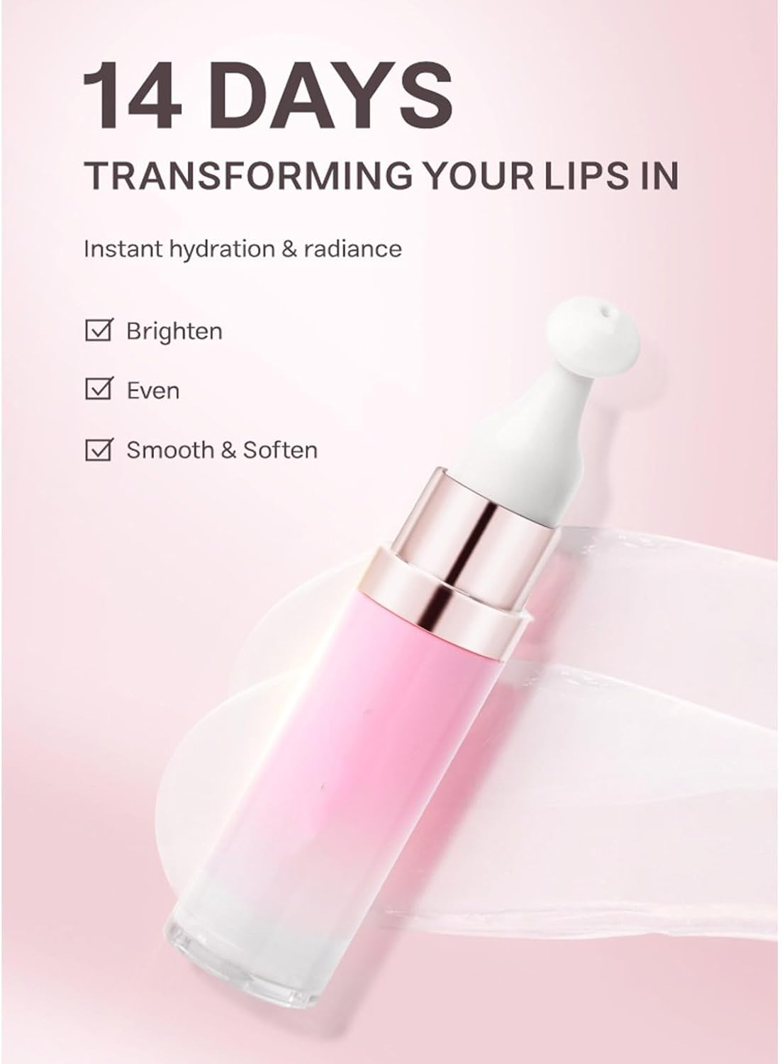 سيروم تفتيح الشفاه من الببتيد، مرطب ومعالج للشفاه ليلا ونهارا، يغذي ويزيد من كثافة الشفاه ويقلل من الخطوط الدقيقة، ويخفف الجفاف للشفاه المتوهجة والندية والممتلئة 4 سيروم تفتيح الشفاه من الببتيد، مرطب ومعالج للشفاه ليلا ونهارا، يغذي ويزيد من كثافة الشفاه ويقلل من الخطوط الدقيقة، ويخفف الجفاف للشفاه المتوهجة والندية والممتلئة - الصورة 4