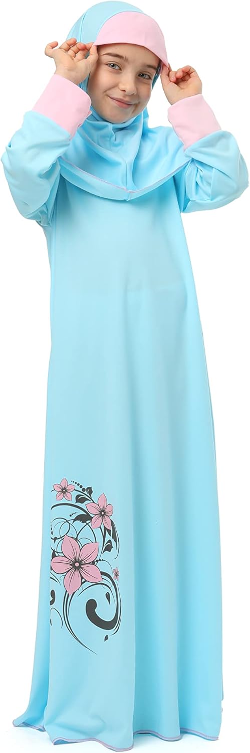 فستان صلاة للبنات باكمام مطبوعة بالزهور، من ايلانسا 4 فستان صلاة للبنات باكمام مطبوعة بالزهور، من ايلانسا - الصورة 4