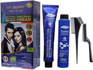 كريم لتلوين الشعر 10×1 ابل ايروبيك اسود طبيعي 801، من ماي بيري