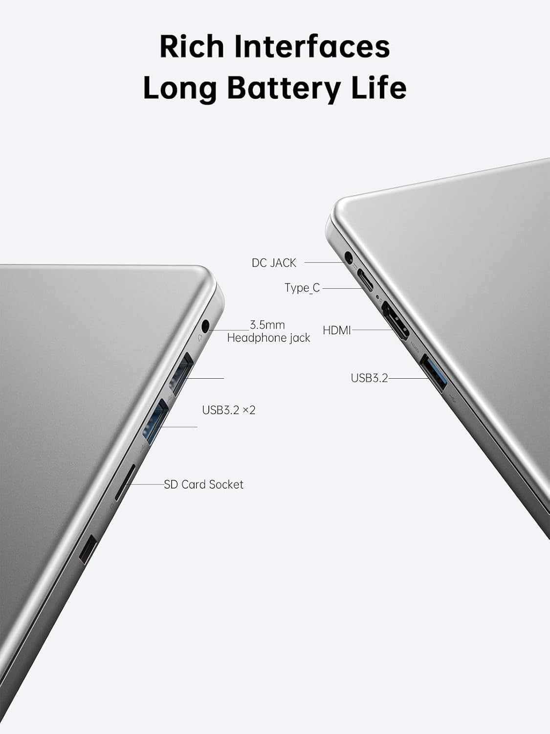 لابتوب ايس ماجيك 16 بوصة 2025 16 جيجا DDR4 512GB SSD ويندوز 11، لابتوب مع معالج انتل رباعي النواة 12 (حتى 3.6 جيجا)، شاشة FHD 1920P، هيكل معدني، واي فاي 5، USB3.2، نوع سي 4 لابتوب ايس ماجيك 16 بوصة 2025 16 جيجا DDR4 512GB SSD ويندوز 11، لابتوب مع معالج انتل رباعي النواة 12 (حتى 3.6 جيجا)، شاشة FHD 1920P، هيكل معدني، واي فاي 5، USB3.2، نوع سي - الصورة 4