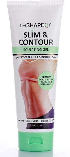 جل للجسم من ريشيب بلس لشد البشرة ومكافحة السيلوليت وحرق الدهون، مناسب للبطن والساقين والذراعين والمؤخرة