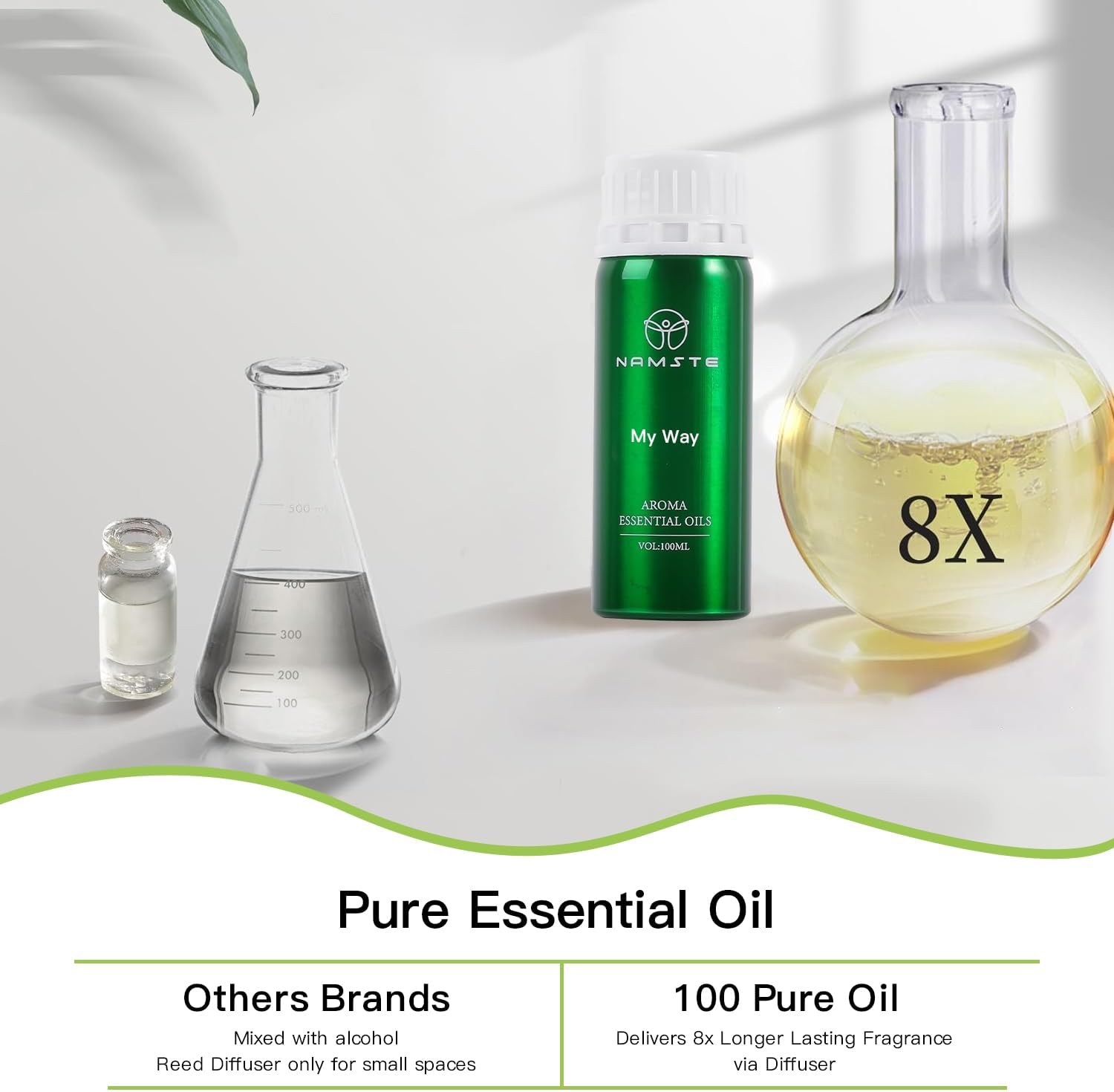 زيت عطري ماي واي من نامستي، 100 مل | زيوت عطرية ذات رائحة ممتازة لمزيج من الهيل والبنفسج والمسك لرفع الحالة المزاجية 5 زيت عطري ماي واي من نامستي، 100 مل | زيوت عطرية ذات رائحة ممتازة لمزيج من الهيل والبنفسج والمسك لرفع الحالة المزاجية - الصورة 5