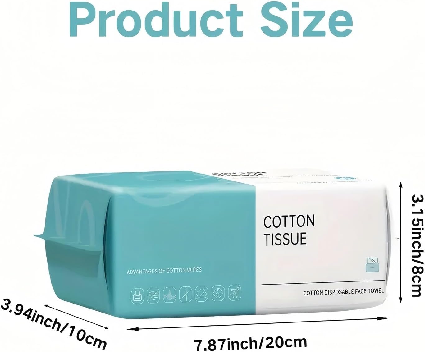 مناديل قطنية جافة للوجه، منشفة وجه للتنظيف العميق متعددة الأغراض للعناية بالبشرة، مناديل مكياج للوجه ومناشف الوجه، مناديل قطنية فائقة النعومة جافة ورطبة من القطن مزدوجة الاستخدام من 72 قطعة (1 عبوة) 6 مناديل قطنية جافة للوجه، منشفة وجه للتنظيف العميق متعددة الأغراض للعناية بالبشرة، مناديل مكياج للوجه ومناشف الوجه، مناديل قطنية فائقة النعومة جافة ورطبة من القطن مزدوجة الاستخدام من 72 قطعة (1 عبوة) - الصورة 6