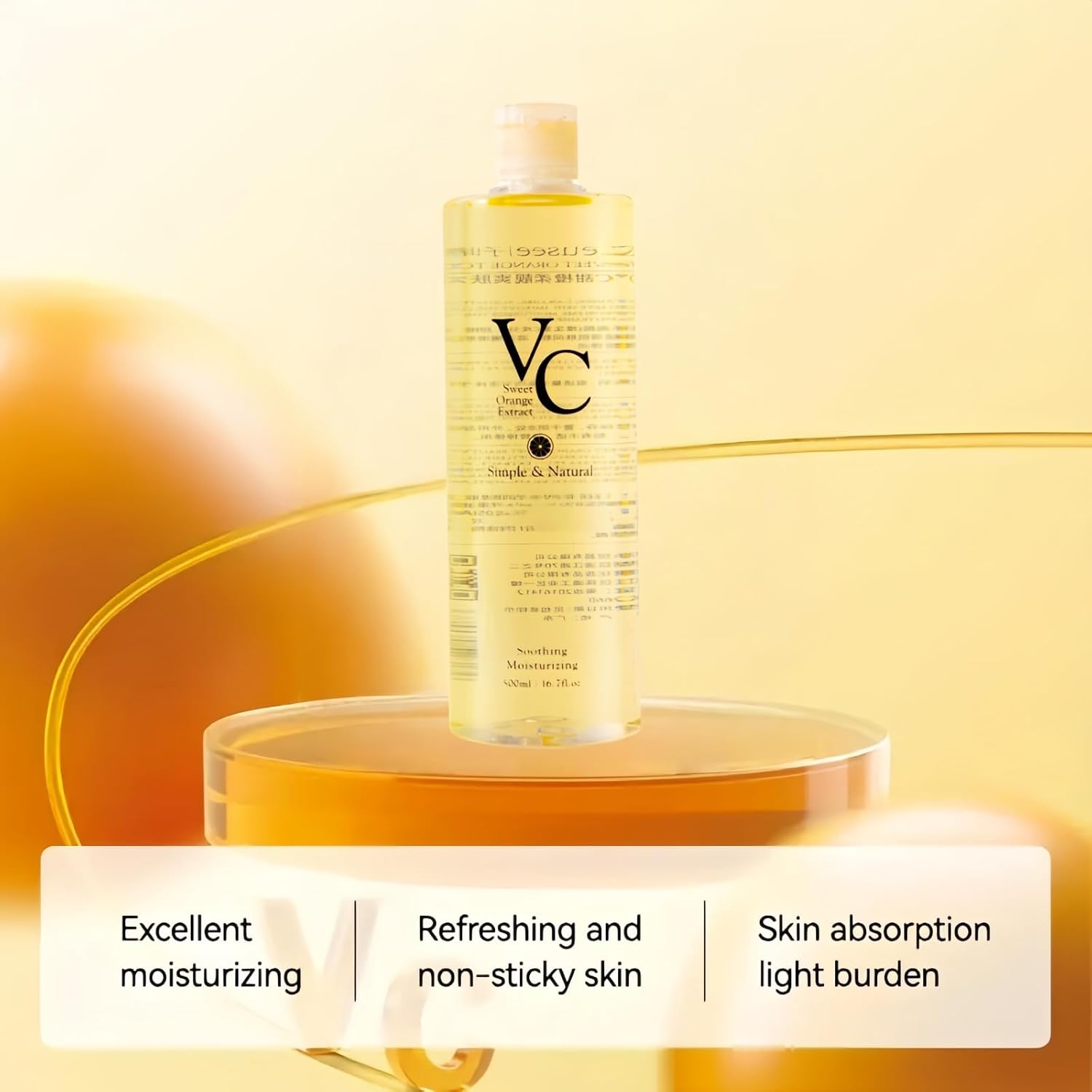 تونر فيتامين سي الكوري للوجه - تونر في سي لتفتيح وترطيب الوجه، لوشن مائي منعش لتقليل المسام، حتى لون البشرة وتهدئة البشرة الجافة، تركيبة خفيفة الوزن وسريعة الامتصاص، 300 مل 6 تونر فيتامين سي الكوري للوجه - تونر في سي لتفتيح وترطيب الوجه، لوشن مائي منعش لتقليل المسام، حتى لون البشرة وتهدئة البشرة الجافة، تركيبة خفيفة الوزن وسريعة الامتصاص، 300 مل - الصورة 6