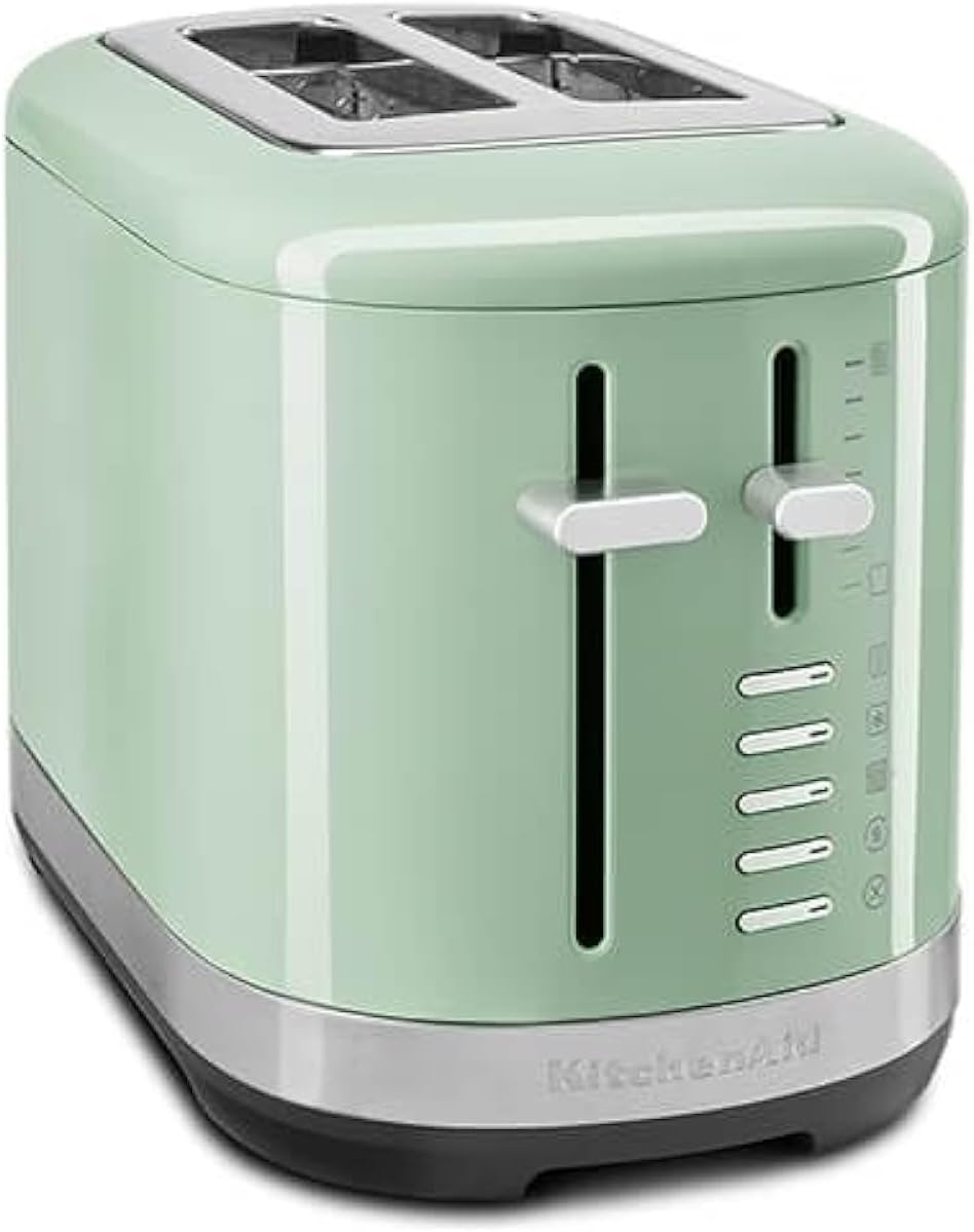 محمصة خبز أساسية، قطعتين، لون فستقي (بيستاشيو) 1 محمصة خبز أساسية، قطعتين، لون فستقي (بيستاشيو)