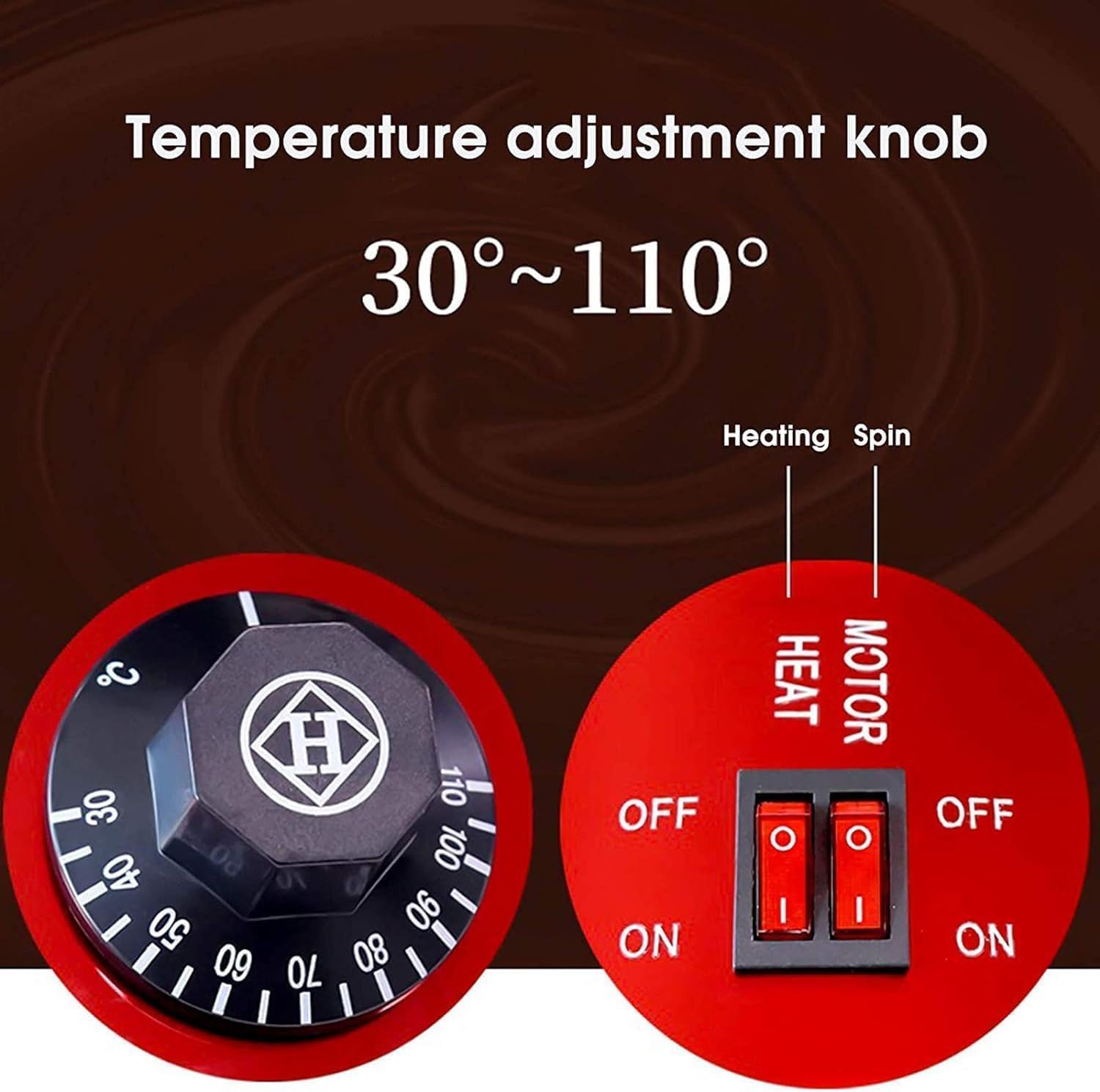 نافورة شوكولاتة تجارية 5 طبقات بسعة كبيرة 3 كجم من الفولاذ مقاوم للصدأ، آلة تسخين لإذابة الشوكولاتة لجبن الناتشو والمشروبات وحفلات الزفاف من جوميب 3 نافورة شوكولاتة تجارية 5 طبقات بسعة كبيرة 3 كجم من الفولاذ مقاوم للصدأ، آلة تسخين لإذابة الشوكولاتة لجبن الناتشو والمشروبات وحفلات الزفاف من جوميب - الصورة 3