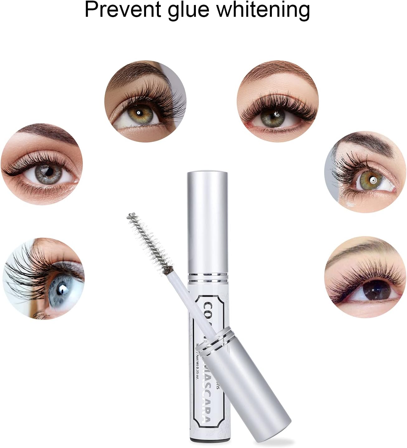 ماسكارا لتصفيف الرموش الصناعية السائلة لتصفيف الرموش الصناعية طلاء الرموش من أجل إطالة الرموش (نوع ماسكورا) (أسود) 5 ماسكارا لتصفيف الرموش الصناعية السائلة لتصفيف الرموش الصناعية طلاء الرموش من أجل إطالة الرموش (نوع ماسكورا) (أسود) - الصورة 5