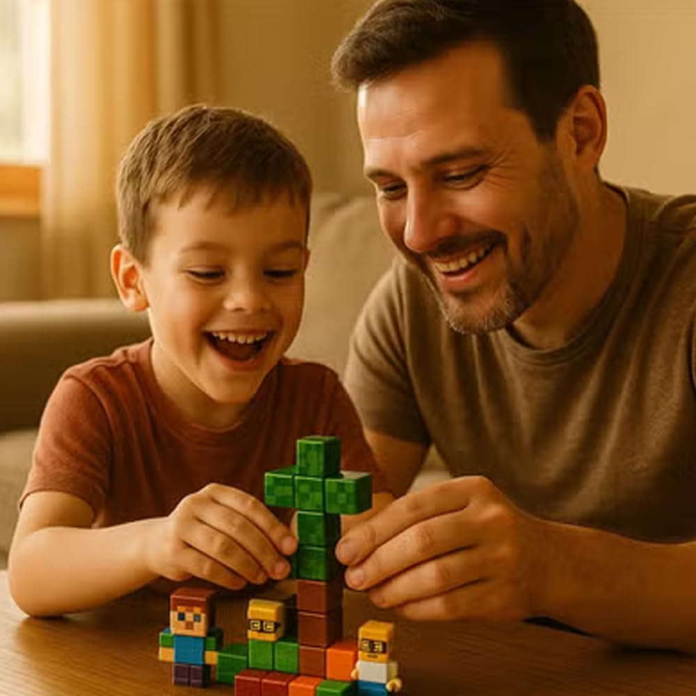 مجموعة مكعبات بناء مغناطيسية للأولاد والبنات بعمر 3 إلى 10 سنوات، لعبة مونتيسوري حسية لتعلم العلوم والرياضيات والهندسة والتكنولوجيا من 100 قطعة من تيلانبو 7 مجموعة مكعبات بناء مغناطيسية للأولاد والبنات بعمر 3 إلى 10 سنوات، لعبة مونتيسوري حسية لتعلم العلوم والرياضيات والهندسة والتكنولوجيا من 100 قطعة من تيلانبو - الصورة 7