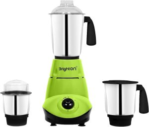 خلاط ومطحنة 800W | برطمانات من الفولاذ المقاوم للصدأ 3 في 1 | طحن متناسق | أغطية من البولي كربونات غير قابلة للكسر | قرص دوار 3 سرعات | حماية من الحمل الزائد | صنع في الهند من برايتون