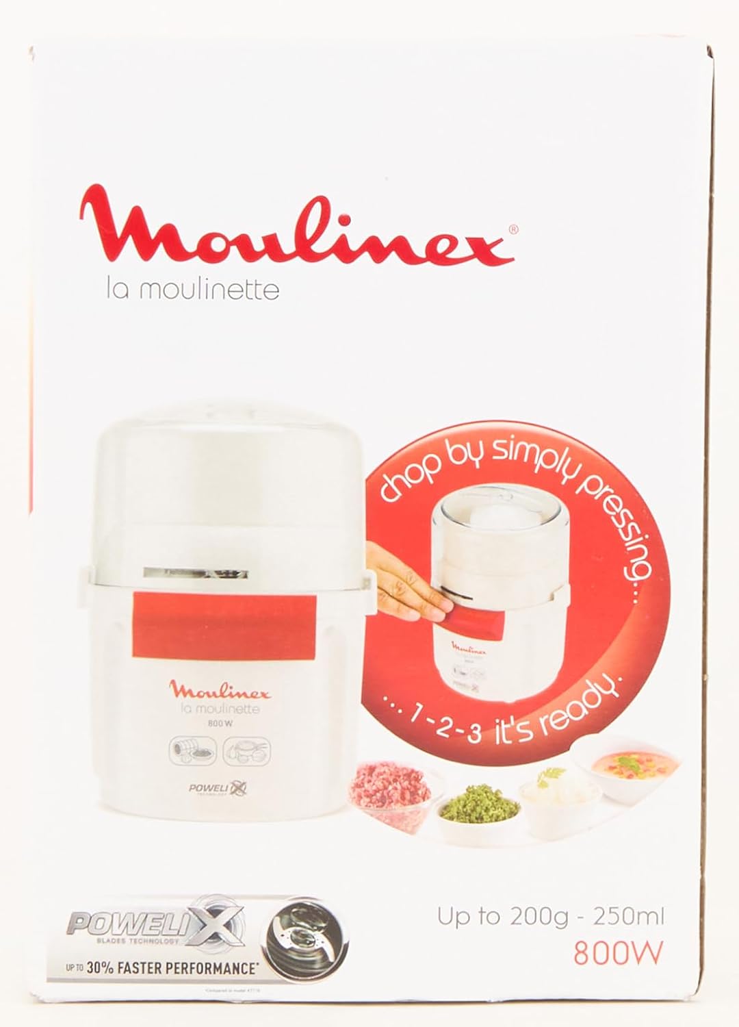 مولينكس قطاعة مولينيت AD5601، 800 واط، تقطيع وخلط وقصير، نظام تشغيل سريع 1-2 - 3، شفرة من الستانلس ستيل، ابيض واحمر، اسود 12 مولينكس قطاعة مولينيت AD5601، 800 واط، تقطيع وخلط وقصير، نظام تشغيل سريع 1-2 - 3، شفرة من الستانلس ستيل، ابيض واحمر، اسود - الصورة 12