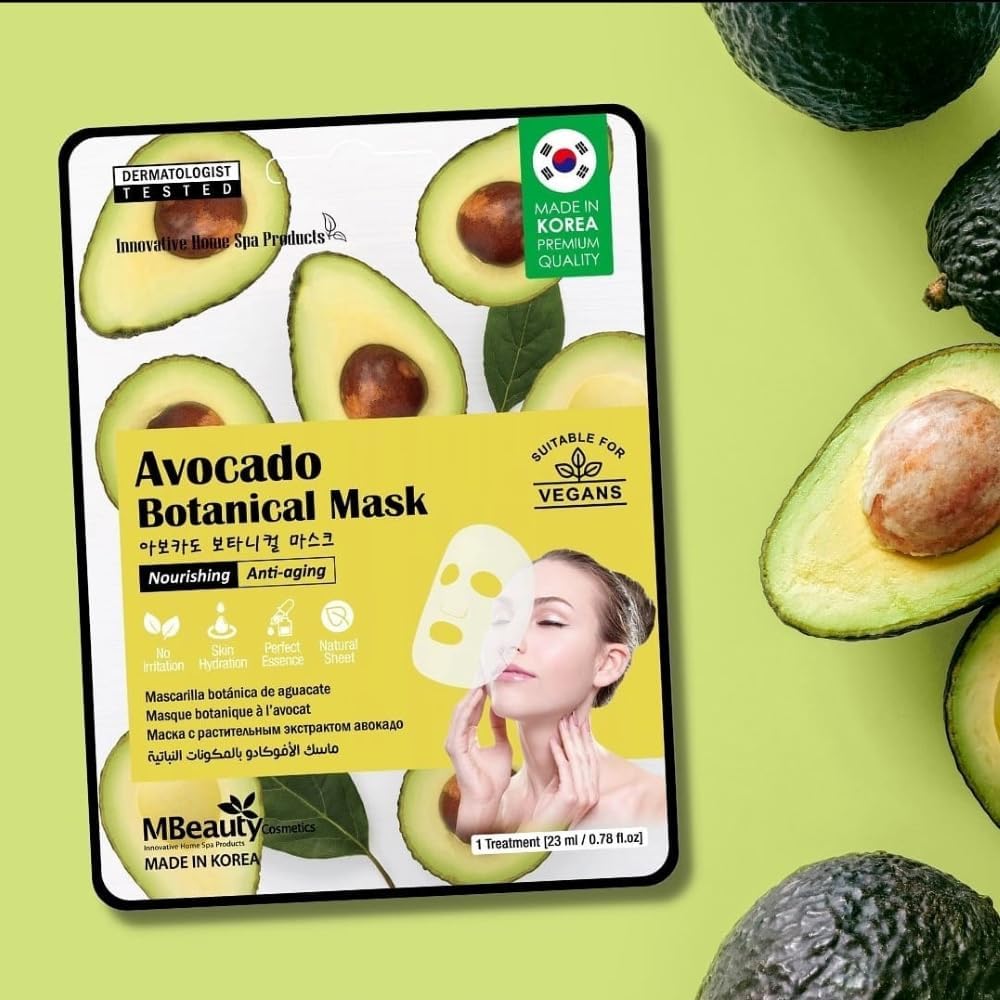 قناع نباتي بالافوكادو من ام بيوتي 23 مل لنوع البشرة الكلة لكل انواع البشرة كل الأنواع 4 قناع نباتي بالافوكادو من ام بيوتي 23 مل لنوع البشرة الكلة لكل انواع البشرة كل الأنواع - الصورة 4